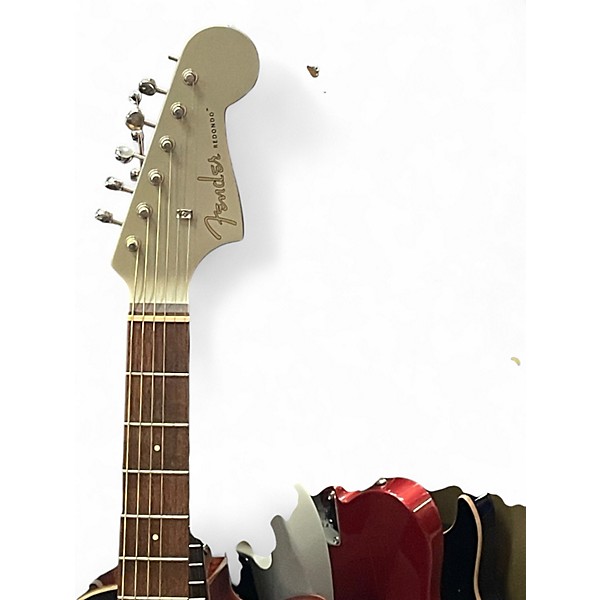 Used Fender cali series redondo Green Acoustic Electric Guitar