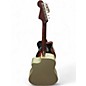 Used Fender cali series redondo Green Acoustic Electric Guitar