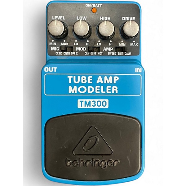 Used Behringer TM300 Tube Amp Modeler Effect Pedal
