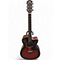 Used Yamaha AC1M Candy Red Burst Acoustic Electric Guitar thumbnail