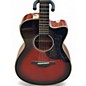 Used Yamaha AC1M Candy Red Burst Acoustic Electric Guitar