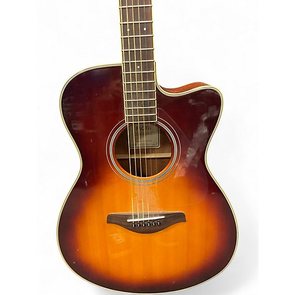 Used Yamaha FSC TA 2 Color Sunburst Acoustic Electric Guitar