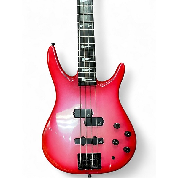 Used Peavey RJ IV Pink Electric Bass Guitar