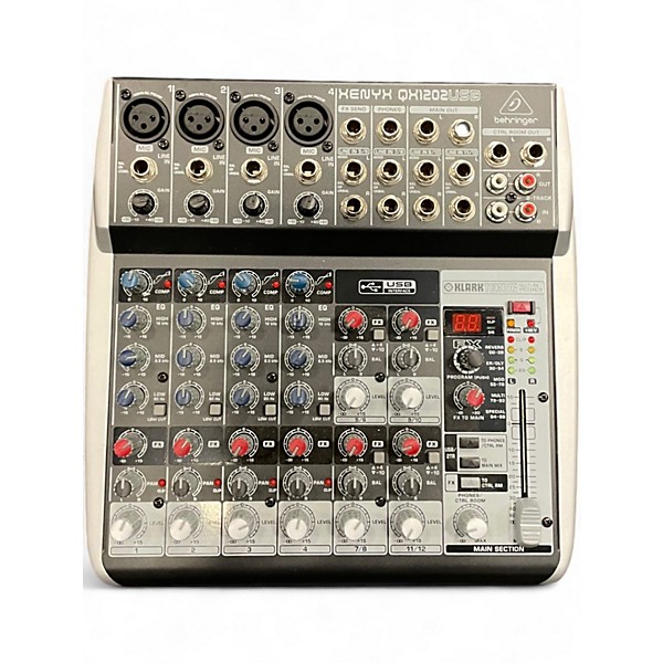 Used Behringer Xenyx QX1202USB Unpowered Mixer