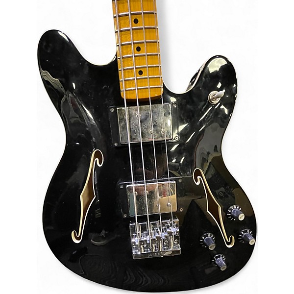Used Fender STARCASTER BASS MIDNIGHT BLACK Electric Bass Guitar