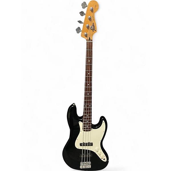 Used Fender SQUIER SERIES JAZZ BASS Black Electric Bass Guitar
