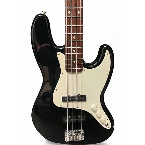 Used Fender SQUIER SERIES JAZZ BASS Black Electric Bass Guitar