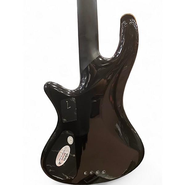 Used Schecter Guitar Research STILETTO STAGE-4 Black Electric Bass Guitar
