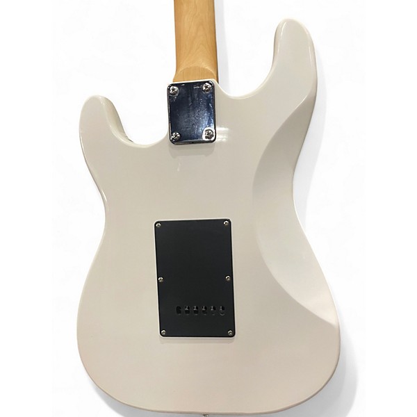 Used Glarry S TYPE White Solid Body Electric Guitar