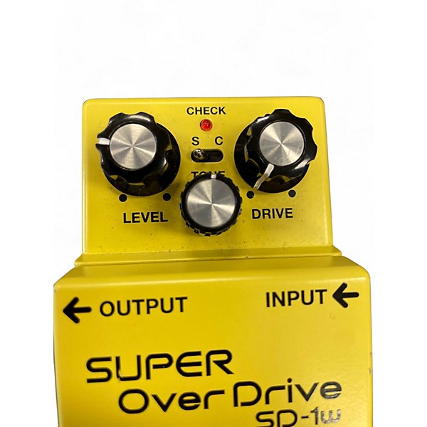 Used BOSS SD1W Super Overdrive Waza Craft Effect Pedal