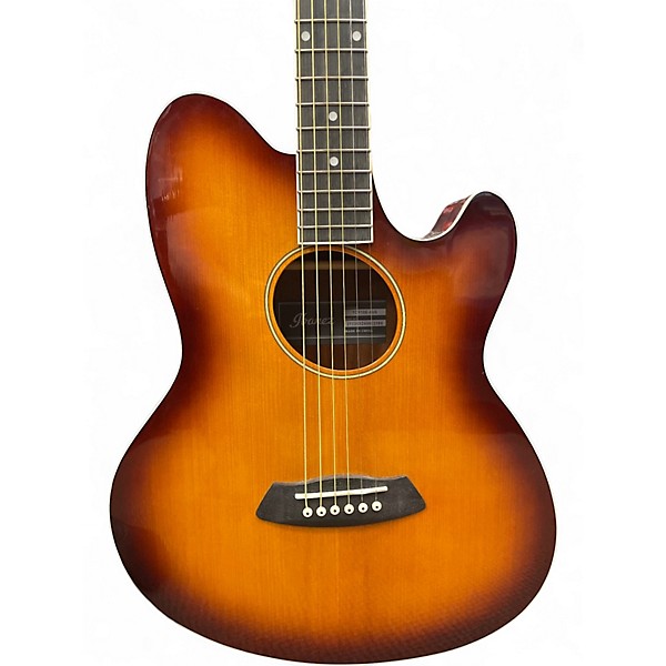 Used Ibanez TCY10E Talman Sunburst Acoustic Electric Guitar