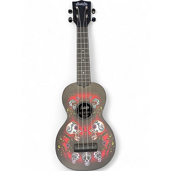 Used Kala UKADELIC RED SKULL Ukulele