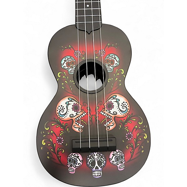Used Kala UKADELIC RED SKULL Ukulele