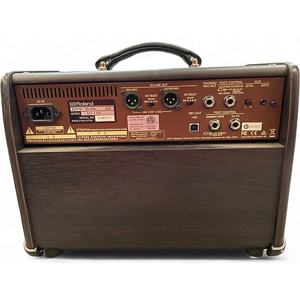 Used BOSS ACS-LIVE Acoustic Guitar Combo Amp