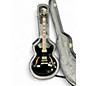 Used 2019 Epiphone Sheraton II Pro Ebony Hollow Body Electric Guitar