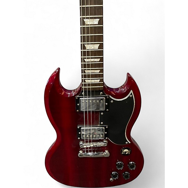 Used Epiphone SG Cherry Solid Body Electric Guitar