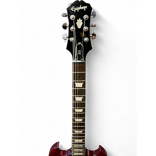 Used Epiphone SG Cherry Solid Body Electric Guitar