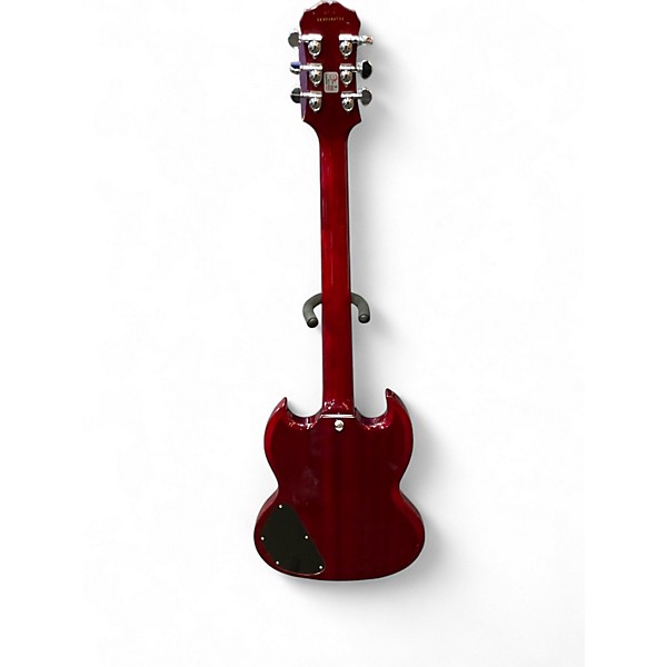 Used Epiphone SG Cherry Solid Body Electric Guitar