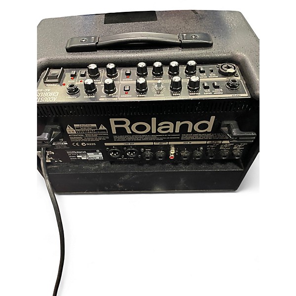 Used Roland AC60 60W 2X6.5 Acoustic Guitar Combo Amp