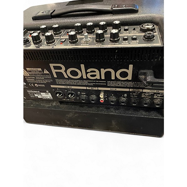 Used Roland AC60 60W 2X6.5 Acoustic Guitar Combo Amp