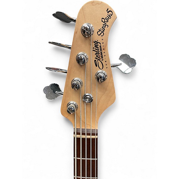 Used Sterling by Music Man Ray5 5 String 2 Tone Sunburst Electric Bass Guitar