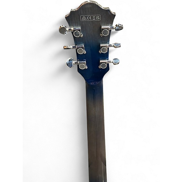Used Ibanez GB10-EM JET BLUE BURST Hollow Body Electric Guitar