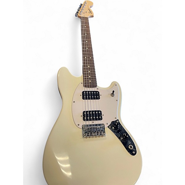 Used Squier Mustang HH Vintage White Solid Body Electric Guitar