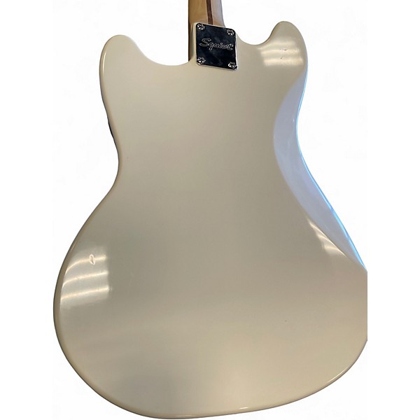 Used Squier Mustang HH Vintage White Solid Body Electric Guitar