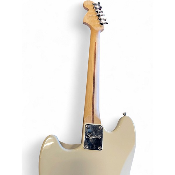Used Squier Mustang HH Vintage White Solid Body Electric Guitar