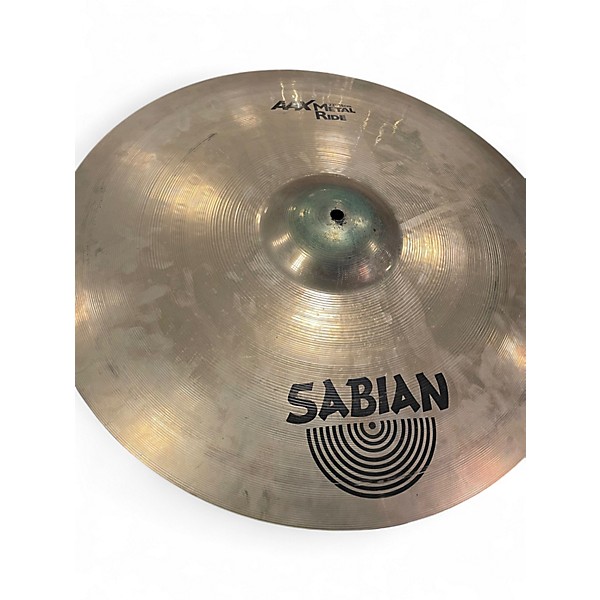 Used SABIAN 22in AAX Metal Ride Brilliant Cymbal