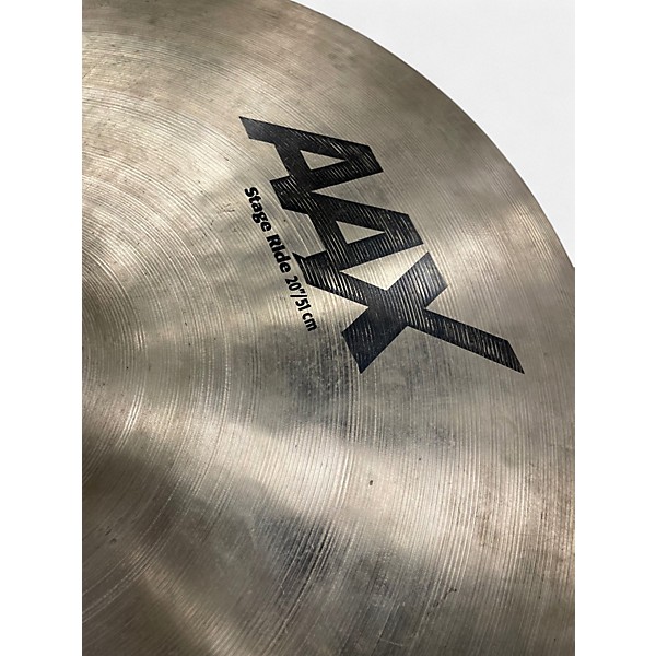 Used SABIAN 20in AAX Stage Ride Cymbal