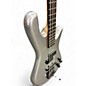 Used Spector Performer 4 String Metallic Silver Electric Bass Guitar