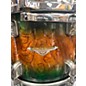 Used TAMA 4 Piece Starclassic Bubinga Exotix Quilted Jungle Burst Drum Kit