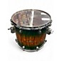Used TAMA 4 Piece Starclassic Bubinga Exotix Quilted Jungle Burst Drum Kit