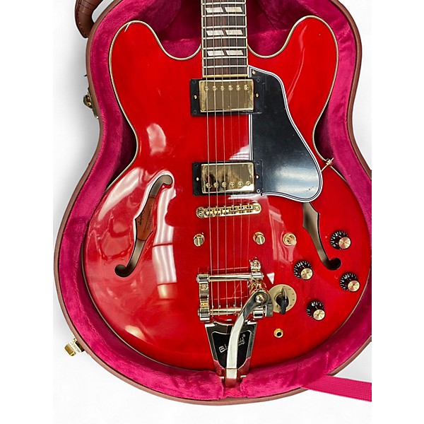 Used Epiphone ES345 BTTF Satin Red Hollow Body Electric Guitar