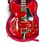 Used Epiphone ES345 BTTF Satin Red Hollow Body Electric Guitar