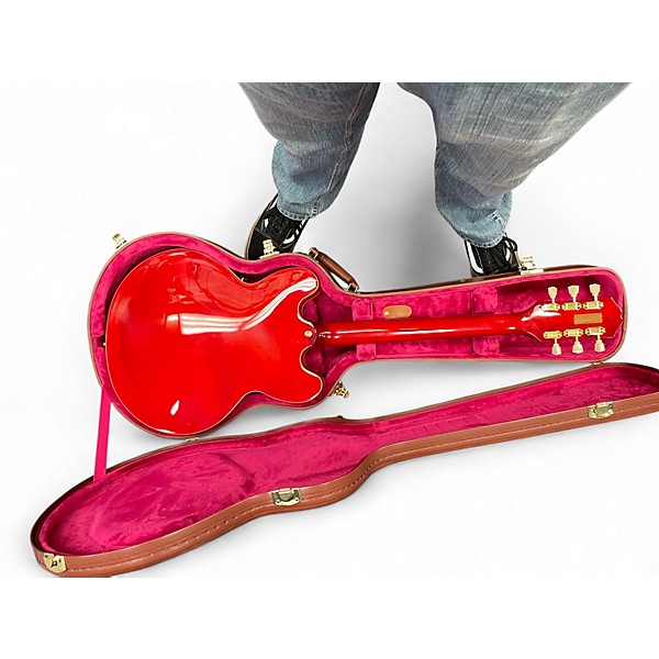 Used Epiphone ES345 BTTF Satin Red Hollow Body Electric Guitar