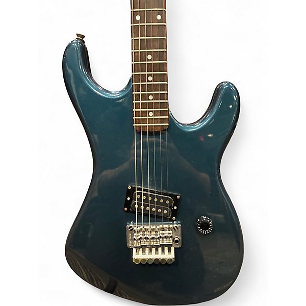 Vintage 1980s Kramer STRIKER 100ST Blue Sapphire Solid Body Electric Guitar