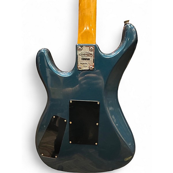 Vintage 1980s Kramer STRIKER 100ST Blue Sapphire Solid Body Electric Guitar