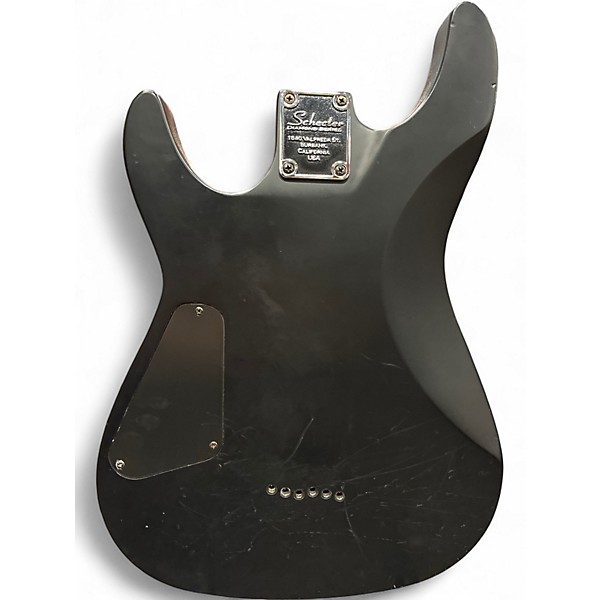 Used Schecter Guitar Research Diamond Series PT Flat Black Solid Body Electric Guitar