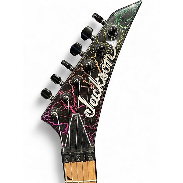Used Jackson Soloist SL3M Rainbow Crackle Solid Body Electric Guitar