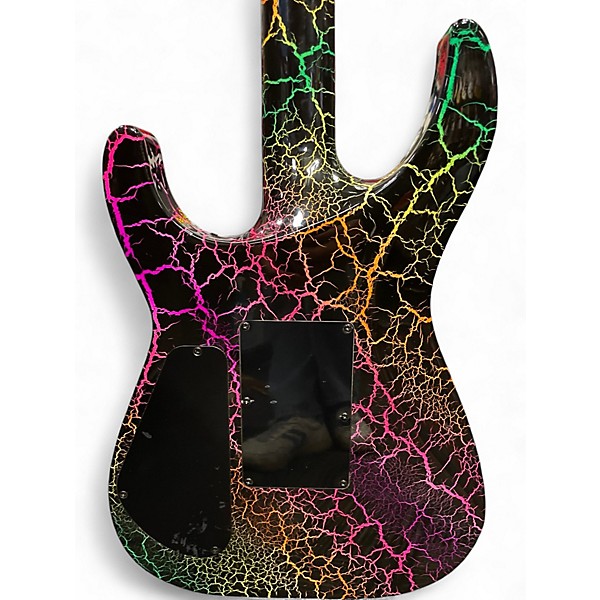 Used Jackson Soloist SL3M Rainbow Crackle Solid Body Electric Guitar