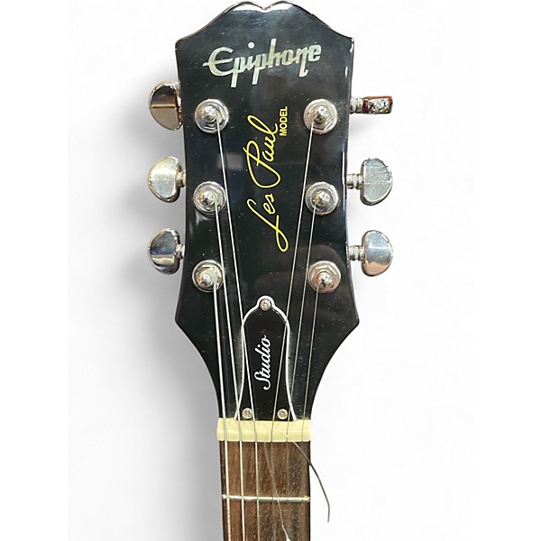 Used Epiphone Les Paul Studio Wine Red Solid Body Electric Guitar