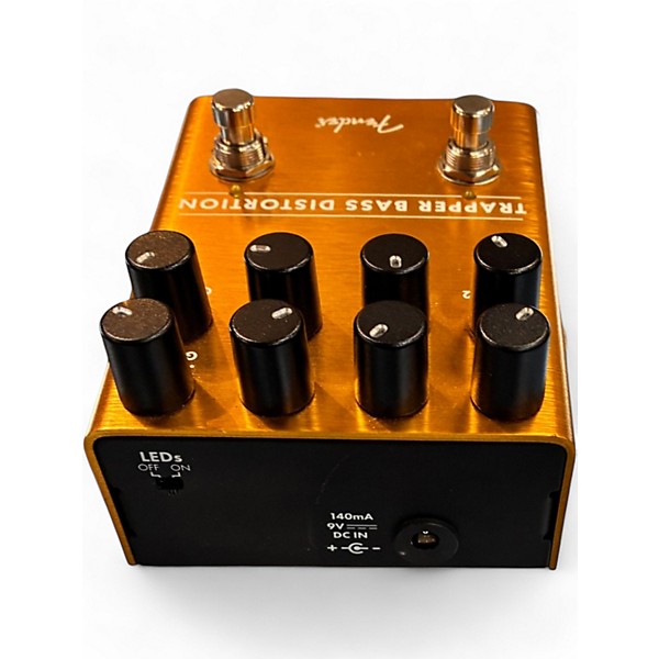 Used Fender TRAPPER BASS DISTORTION Effect Pedal