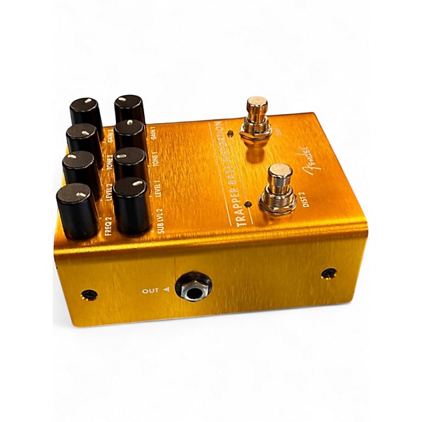Used Fender TRAPPER BASS DISTORTION Effect Pedal