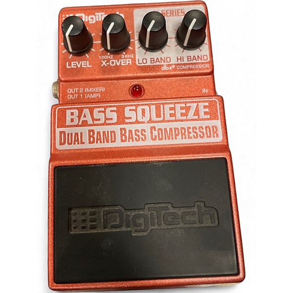 Used DigiTech XBS Bass Squeeze Compressor Bass Effect Pedal
