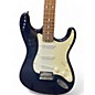 Used Johnson Double Cut Faded Blue Jean Solid Body Electric Guitar