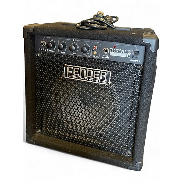 Used Fender Rumble 15 15W 1X8 Bass Combo Amp