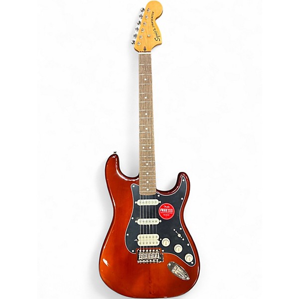 Used Squier CLASSIC VIBE 1970'S STRATOCASTER Brown Solid Body Electric Guitar