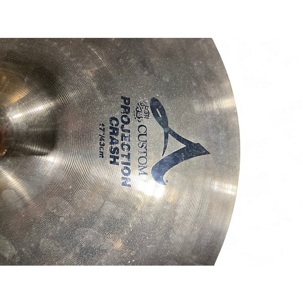 Used Zildjian 17in A Custom Projection Crash Cymbal